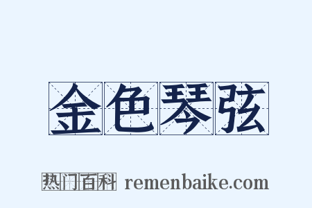 金色琴弦是什么意思的图片